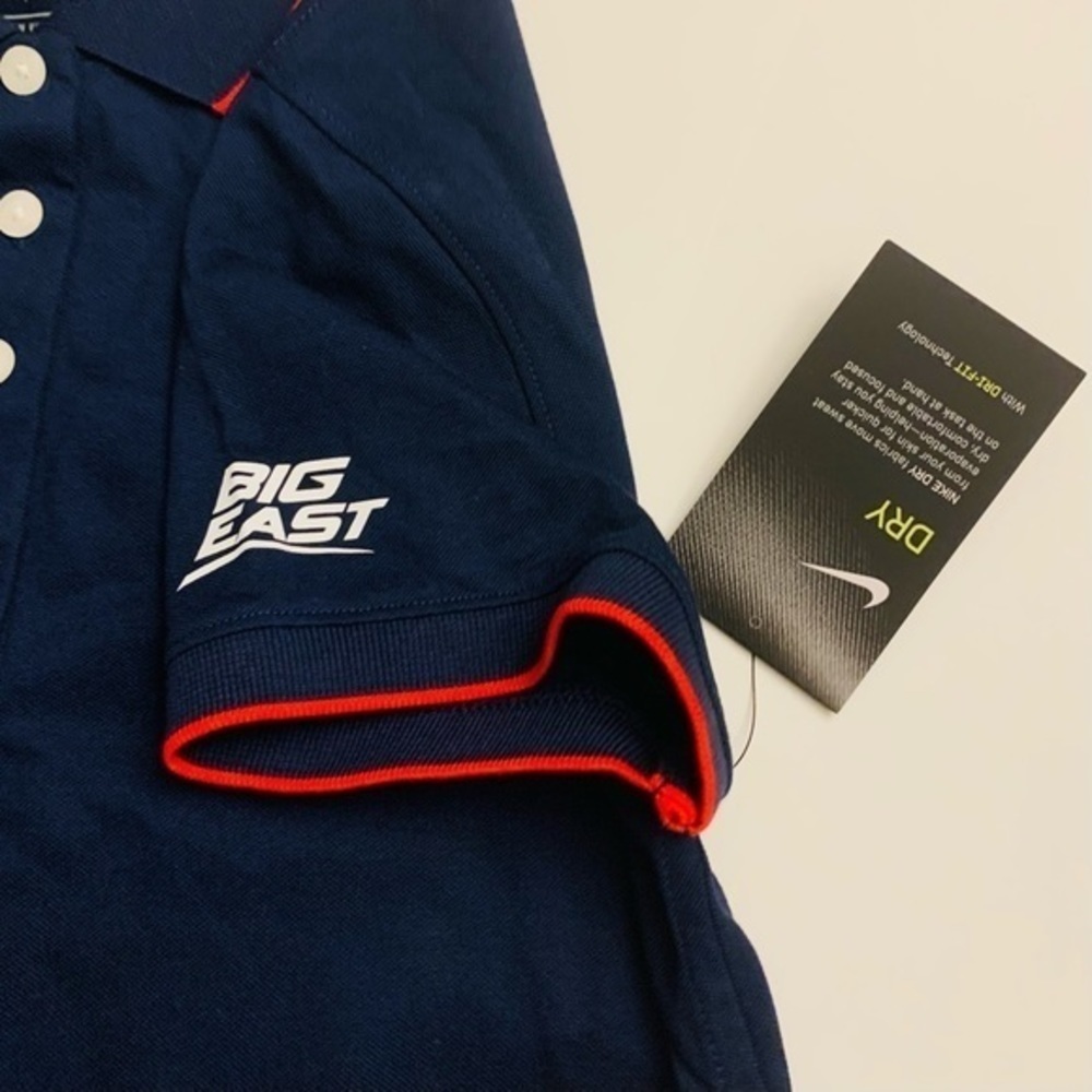 Nike Dri fit UConn Navy Blue Athletic Women’s Short Sleeve Polo Style S NWT NEW - Picture 4 of 7